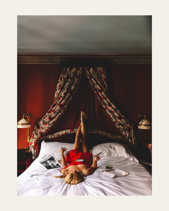 "Paris in Red" Framed Photographic Print by Nick Mele